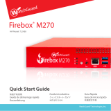 Watchguard Firebox M270 Guide de démarrage rapide