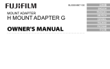 Fujifilm H MOUNT ADAPTER G Le manuel du propriétaire