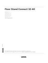 LOEWE Floor Stand Connect 32-40 Manuel utilisateur