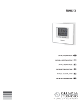 Olimpia Splendid thermostat - B0813 Guide d'installation