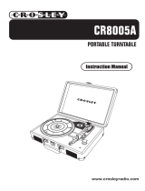 Crosley CR8005A-BL Manuel utilisateur