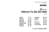 Sigma 500mm F4 DG OS HSM Manuel utilisateur