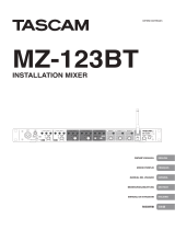 Tascam MZ-123BT Manuel utilisateur