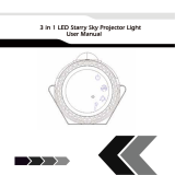 LBell Night Light Projector, 3 in 1 Ocean Wave Projector Star Projector Manuel utilisateur