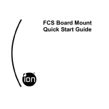 iON FCS Board Mount Guide de démarrage rapide
