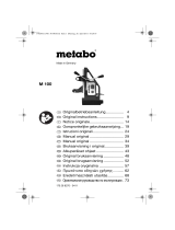 Metabo Electromagnet. Drill Stand M100 Mode d'emploi