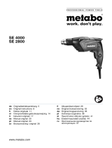 Metabo SE 2800 Mode d'emploi