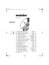 Metabo MAG 832 Mode d'emploi