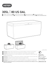 Keter Capri 80 Assembly Instructions