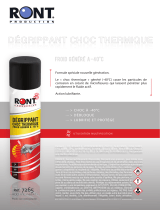 Ront Dégrippant choc thermique 520ml aérosol RontProduction Manuel utilisateur