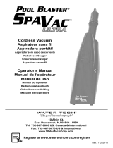 Water Tech SPAVAC127 Manuel utilisateur
