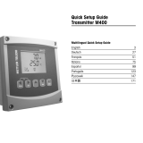 Mettler Toledo Transmitter M400 Mode d'emploi