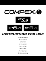 Compex FIT 5.0, SP 6.0 & SP 8.0 Manuel utilisateur