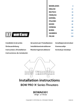 Vetus BOWA0301 Guide d'installation