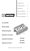 Vetus Battery splitter type Guide d'installation