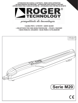 Roger Technology 230v KIT M20/342 Manuel utilisateur