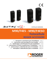 Roger Technology M90/F2ES0 Guide d'installation