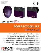 Roger Technology G90/F2ES Guide d'installation