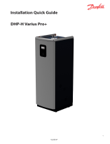 Danfoss DHP-H Varius Pro+ Guide d'installation