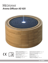 Medisana | AD 625 | Diffuseur d'arôme | Bambou | Désodorisant | Lampe à parfum Le manuel du propriétaire