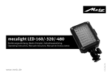 Metz mecalight LED-160/320/480 Manuel utilisateur