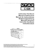 Utax C 026 Mode d'emploi