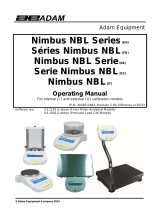 Adam Equipment Nimbus NBL Series Manuel utilisateur