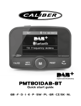 Caliber PMT801DAB-BT Guide de démarrage rapide