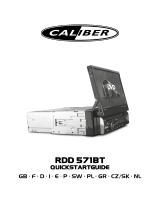 Caliber RDD571BT Guide de démarrage rapide