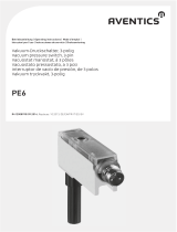 AVENTICS Vacuum/pressure switch PE6, 3-pin Le manuel du propriétaire