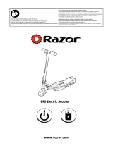 Razor E90 Accelerator Electric Scooter Manuel utilisateur