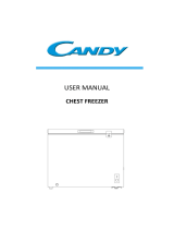 Candy CMCH100BUK 98 Litre Chest Freezer Manuel utilisateur