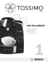 Bosch Tassimo by Joy Coffee Machine Manuel utilisateur