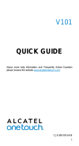 Alcatel OneTouch V101 Guide de démarrage rapide
