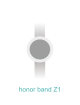 Manual de Usuario Band Z1 Manuel utilisateur
