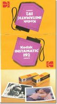 Kodak Instamatic 192 Mode d'emploi
