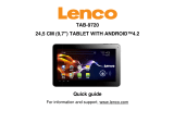 Mode d'Emploi pdf Lenco Tab 9720 Guide de démarrage rapide