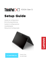 Mode d'Emploi Lenovo Série ThinkPad X1 Yoga Gen 5 Mode d'emploi