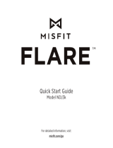 Misfit Flare Manuel utilisateur