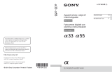 Sony SLT-A55VY Le manuel du propriétaire