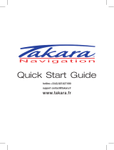 Takara Système de Navigation Guide de démarrage rapide