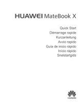 Huawei Matebook X Guide de démarrage rapide