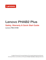 Manual de Usuario Lenovo Phab 2 Plus Guide de démarrage rapide
