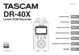 Tascam TASCAM DR-40X Le manuel du propriétaire