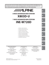 Alpine X X803D-U Guide d'installation