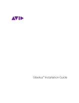 Avid Sibelius 8.0 Guide d'installation
