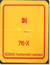 Kodak Instamatic 76-X Mode d'emploi