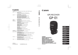 Canon GPS RECEIVER GP-E1 Manuel utilisateur