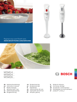 Bosch MSM64110 Le manuel du propriétaire
