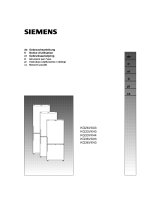 Siemens KG 36VX03 Le manuel du propriétaire